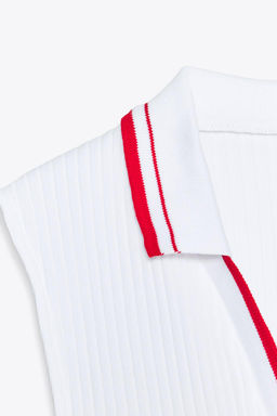 RIBBED POLO SHIRT - Zara фото 23