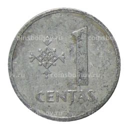 1 цент 1991 года Литва