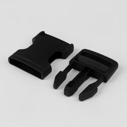 Цена за 5 шт. Фастекс 25 мм, нагрузка до 15 кг, 10 шт., чёрный