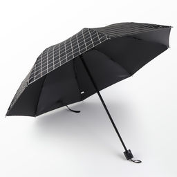 Зонт механический «Крупная клетка», эпонж, 4 сложения, 8 спиц, R=47/55 см, d=94 см, МИКС