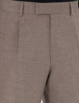 Норковые брюки узкого кроя из ткани - Cacharel фото 5