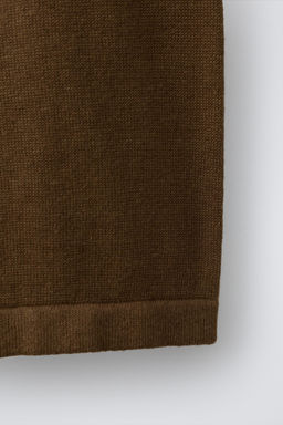 BERMUDA PUNTO LINO Y ALGOD?N / Tabaco - Zara фото 4