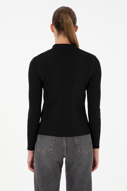 Женский черный свитер Неожиданная скидка в корзине - U.s. polo assn фото 5