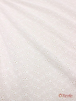 Шитье Летнее настроение цв.молочно-белый, ш.1.5м (выш.часть1.34м), батист, хлопок-100%, 80гр/м.кв - Купава фото 4