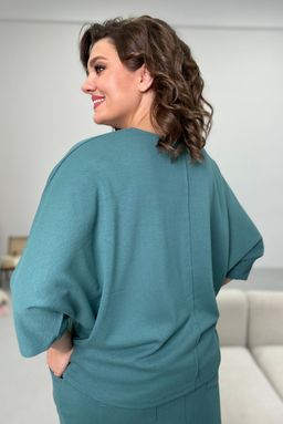 Джемпер Rumoda 2094 бирюза  фото 7
