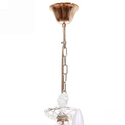 Люстра подвесная в стиле барокко "Aroma" 5*40Вт 25-S806 со стеклянными основаниями