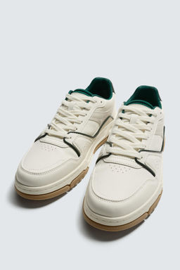 ZAPATILLA ESTILO RETRO / Blanco