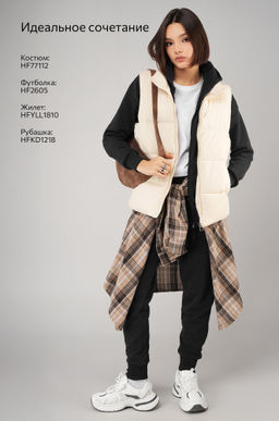 Женский спортивный костюм из футера трехнитки Happyfox