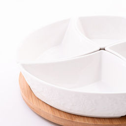 60320 Менажница 4 секции с подставкой LR (х16) - Mayer&boch фото 7