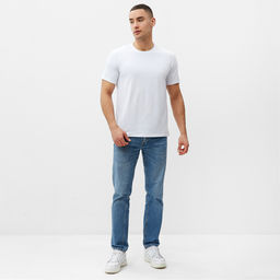 Футболка мужская MINAKU Future белая, размер 52