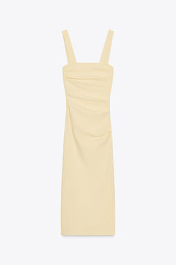 PLEATED MIDI DRESS - Zara фото 9