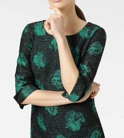 Платье, черно-зеленое - Patrizia dini фото 6