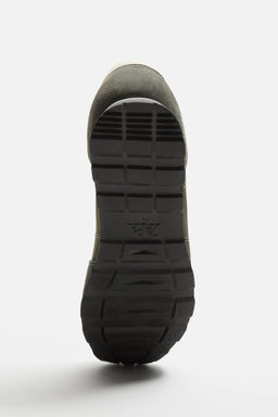 RETRO LEATHER TRAINERS - Zara фото 6