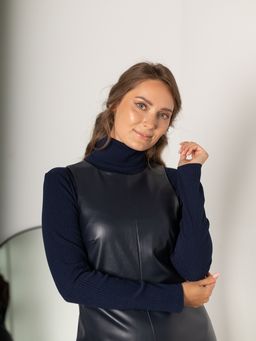 сарафан из экокожи 996-0604 - Трика фото 5