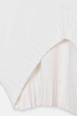 KNIT SHORT SLEEVE JUMPER WITH ASYMMETRIC HEM - Zara фото 12