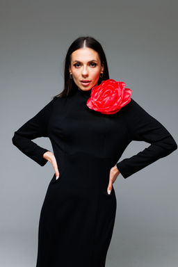 Платье Lars Style 846 черный