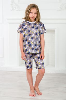 Пижама детская из футболки и бридж из кулирки Мишки - Амадэль фото 5