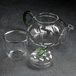 Чайник заварочный со стеклянным ситом Грин, 700 мл - Magistro фото 3