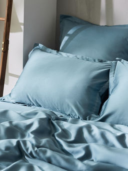 Пододеяльник 1.5-спальный SL Home Tencel, 180×220 см, тенсель, серо-голубой