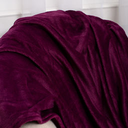 Плед Амели облегчённый 150х200, велсофт, 100% полиэстер, Сиреневый 150х200 - Традиция фото 3