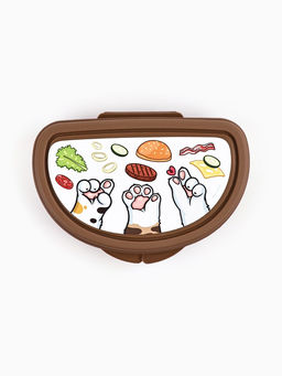 Бутербродница «Лапки», 14×10×4 см