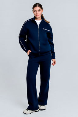 Арт. 2912 Костюм с начесом женский 44-52 (5 шт) Цвет:темно-синий