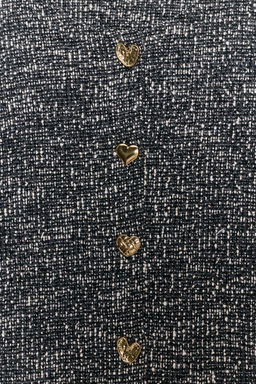 TEXTURED BUTTONED WAISTCOAT TOP - Zara фото 9