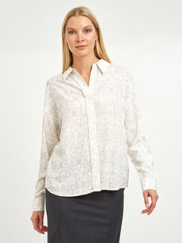 рубашка женская прямого кроя с принтом - Glenfield фото 12