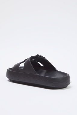 Trendyol Shoes Bej Cift Bantl? Toka Detayl? Hafif Taban Kad?n Terlik TAKSS25TE00019 - Trendyolmilla фото 9