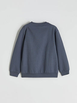 Bisiklet Yaka Erkek ?ocuk Sweatshirt