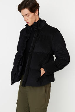 TRENDYOL MAN Camel Regular Fit Dik Yaka Fitilli Kadife Sisme K?sl?k Mont TMNAW22MO0182 - Trendyolmilla фото 17