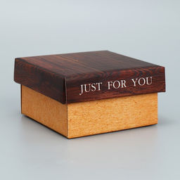 Цена за 2 шт. Коробка подарочная складная, упаковка, «Just for you», 12×12×6.5 см