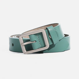 Ремень женский, ширина 2.2 см, винт, пряжка металл, цвет мята