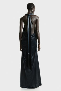 Vestido halter de sat?n - H&m фото 6