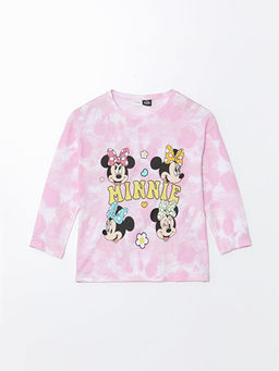 Bisiklet Yaka Minnie Mouse Bask?l? K?z ?ocuk Pijama ?st - Waikiki фото 2