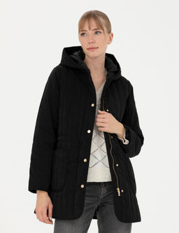 Siyah Kap__onlu Mont