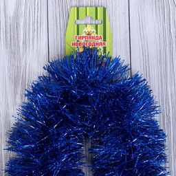 Цена за 10 шт. Мишура Норка голографическая, d-100 мм, дл. 2 м, микс - Simaland фото 2