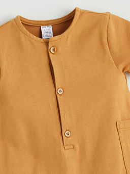 Bisiklet Yaka Basic Erkek Bebek Tulum