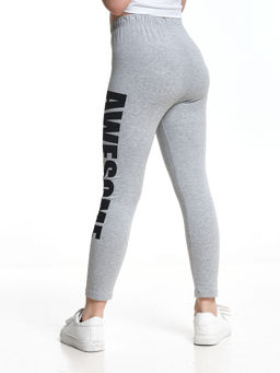 Лосины спортивные черные с принтом UD 6603 черный - Mini maxi фото 5