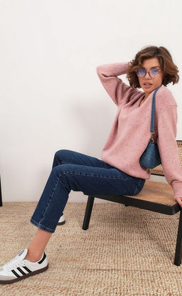 Джинсы женские прямые TP322-0118 синие