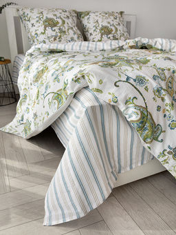 Комплект постельного белья 1,5-спальный белый бязь