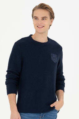 Мужской темно-синий свитер - U.s. polo assn фото 9