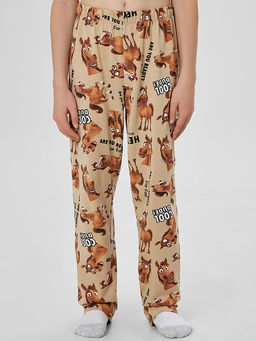 Комплект для мальчиков бежевый с принтом лошадей - Mark formelle фото 6