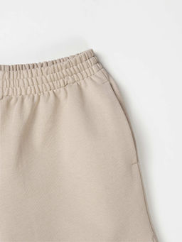 Шорты из 100% хлопка "Беж" женские