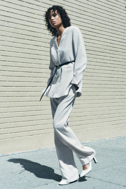 ZW COLLECTION STRAIGHT-FIT TROUSERS - Zara фото 14