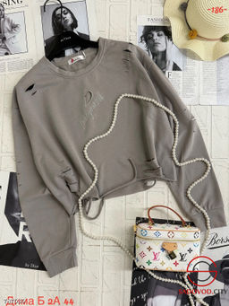 Женская однотонная кофта