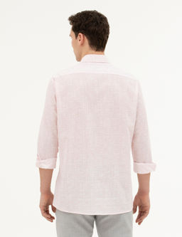 Рубашка Pierre Cardin Acik Pembe Regular Fit светло-розовая