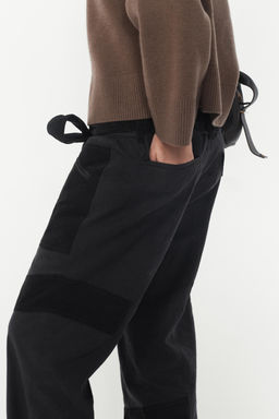 PATCHWORK CARGO TROUSERS - THE ITEM ZARA WOMAN  фото 2