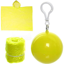 Цена за 2 шт. Дождевик-пончо "Шар" 20 Мкрн 120см желтый ДоброСад