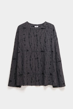 Лонгслив оверсайз в стиле гранж - Mollis фото 6